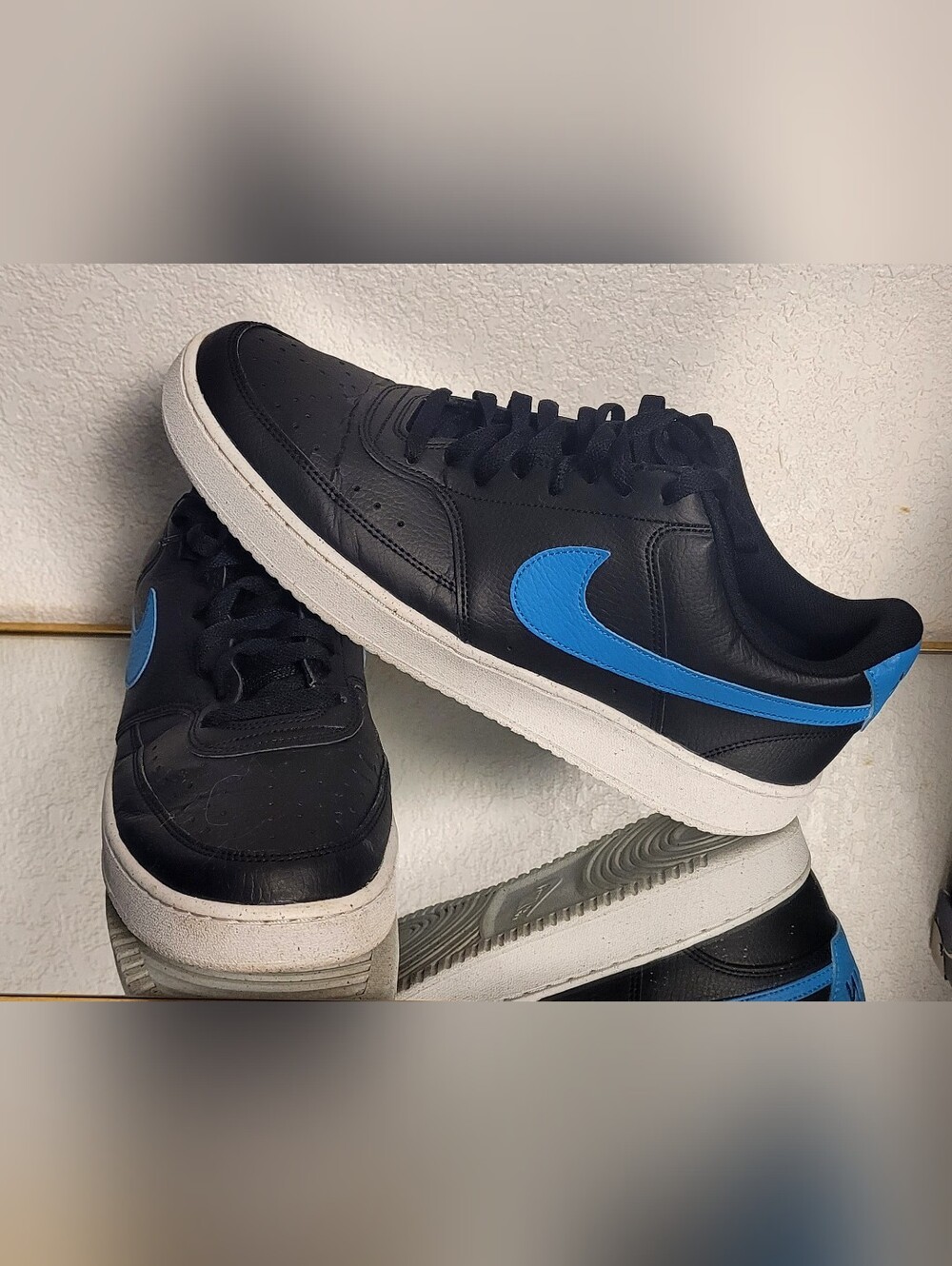 Nike Court Vision Low NN Black /Blue Mens Size 12 DH2987-005